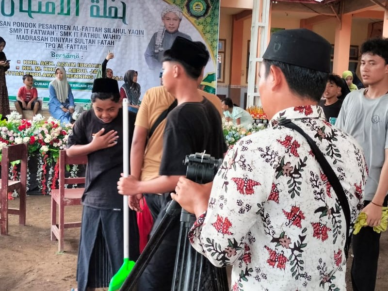 PERSIAPAN MEMERIAHKAN PENGAJIAN (SHOLAWAT)  YAYASAN PONDOK PESANTREN AL-FATTAH SILAHUL YAQIN